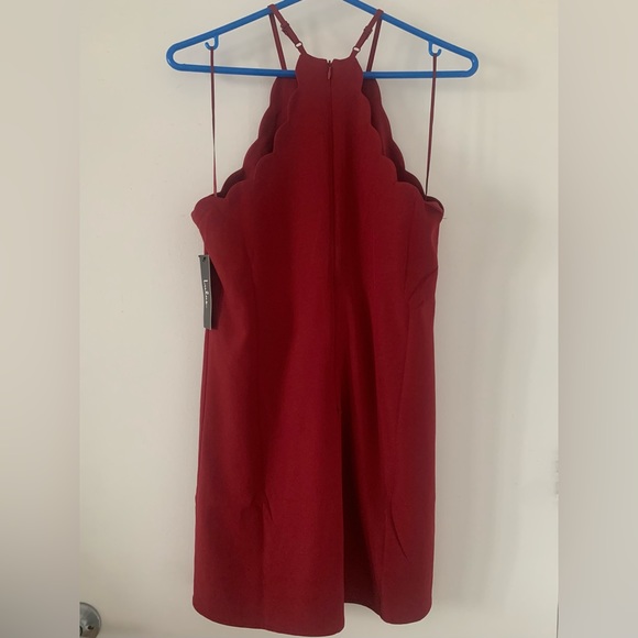 Lulus scalloped halter dress - Picture 2 of 3